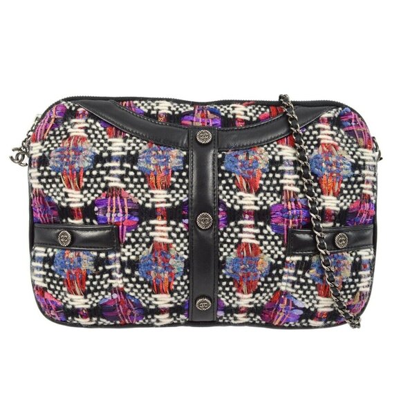 Chanel Wool Lambskin Jacket Motif Chain Shoulder Bag - Picture 3 of 8